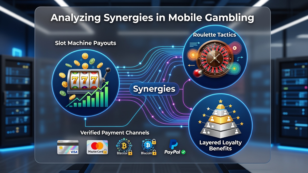 Analyse van synergieën in mobiel gokken met slots en roulette