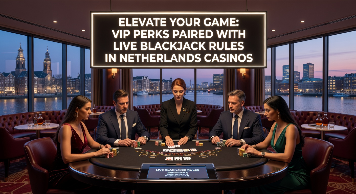 VIP-speler aan een privé live blackjack-tafel met persoonlijke host en luxe perks in Nederlands casino-thema