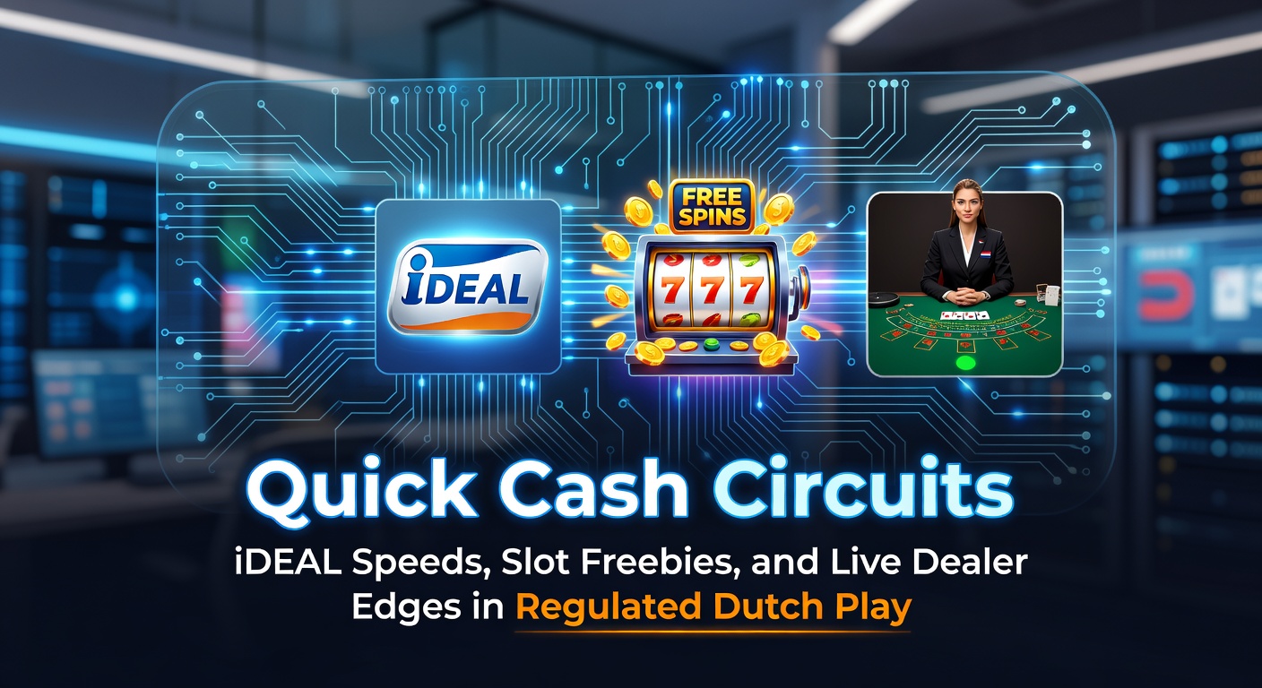 Grafiek met snelle iDEAL-transacties en bonussen in Nederlandse online casinos, inclusief live dealer tafels en slotmachines