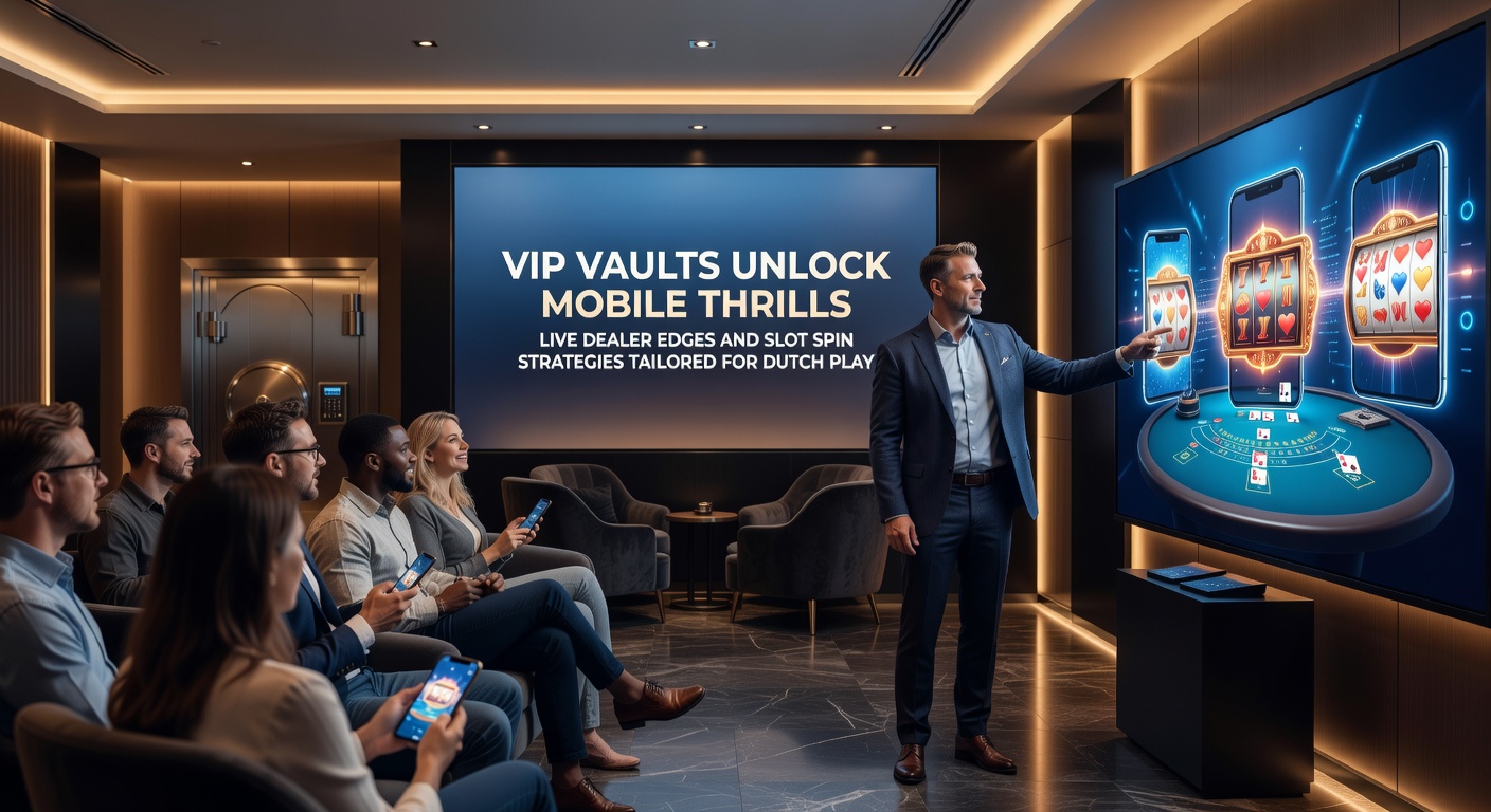 Live dealer blackjack sessie op mobiel scherm met VIP badges en Nederlandse tekst overlays